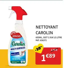 Gifi CAROLIN Nettoyant Multi-Surfaces au Bicarbonate offre