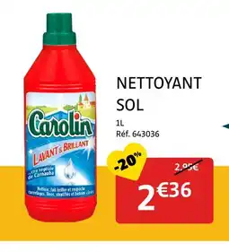 Gifi CAROLIN NETTOYANT SOL offre