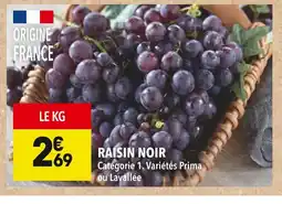 Supeco Raisin Noir offre