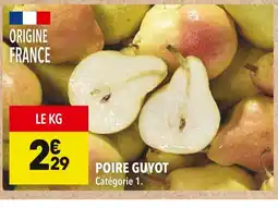 Supeco Poire Guyot offre