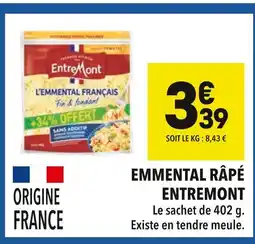 Supeco Entremont Emmental râpé offre