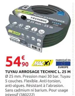 Rural Master MACXI Tuyau arrosage technic l. 25 m offre