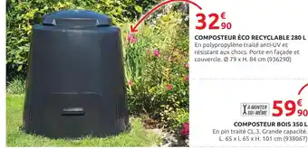 Rural Master Composteur éco recyclable 280 l offre