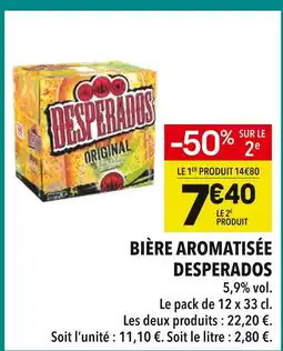 Supeco DESPERADOS Bière aromatisée offre