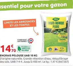 Rural Master STAR JARDIN Engrais organique pelouse uab 10 kg offre