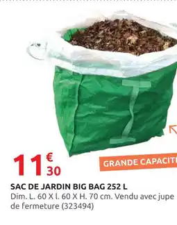 Rural Master Sac de jardin big bag 252 l offre