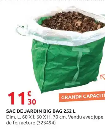 Rural Master Sac de jardin big bag 252 l offre