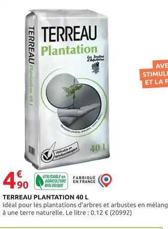 Rural Master Terreau plantation 40 l offre