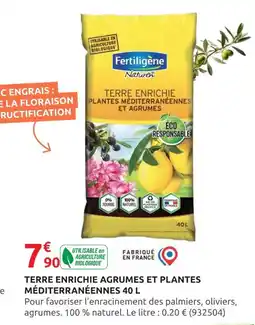 Rural Master FERTILIGÈNE Terre enrichie agrumes et plantes méditerranéennes 40 l offre