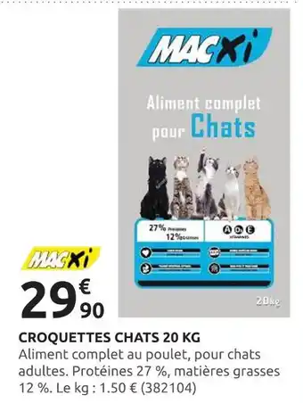 Rural Master MACXI Croquettes Chats offre