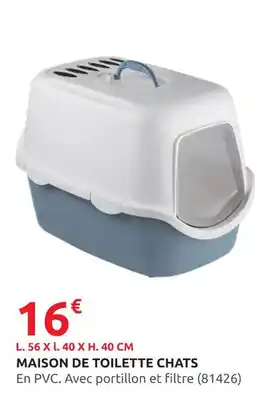 Rural Master Maison de toilette chats offre