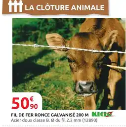Rural Master Fil de fer ronce galvanisé 200 m offre
