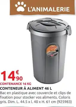 Rural Master Conteneur à aliment 46 L offre
