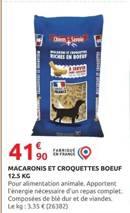 Rural Master Chiens de Savoie Macaronis et croquettes riches en boeuf 12.5 kg offre