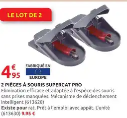 Rural Master 2 pièges à souris supercat pro offre
