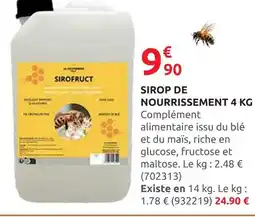 Rural Master SIROP DE NOURRISSEMENT 4 KG offre