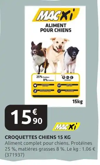 Rural Master MACXI Croquettes chiens 15 kg offre