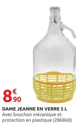 Rural Master Dame Jeanne en verre 5 L offre