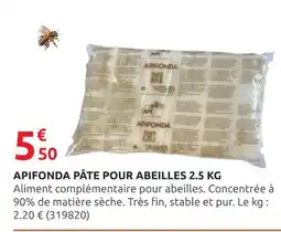 Rural Master APIFONDA PÂTE POUR ABEILLES 2.5 KG offre