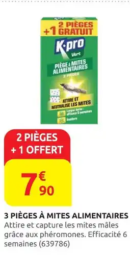 Rural Master K-pro 3 PIÈGES À MITES ALIMENTAIRES offre