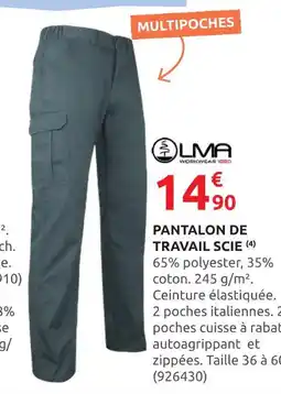 Rural Master LMA Pantalon de travail scie offre