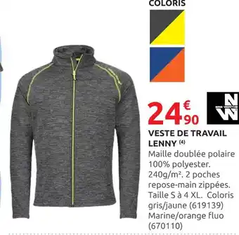 Rural Master Veste de travail Lenny offre