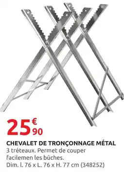 Rural Master Chevalet de tronçonnage métal offre