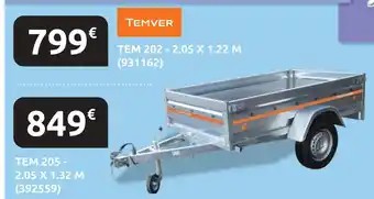 Rural Master Temver TEM 202 - 2.05 X 1.22 M offre