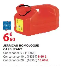 Rural Master Jerrican homologué carburant offre