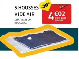 Gifi 5 housses vide air offre