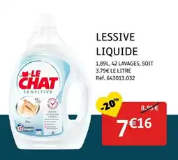 Gifi Lessive liquide offre