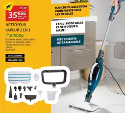 Gifi Nettoyeur vapeur 2 en 1 homday offre