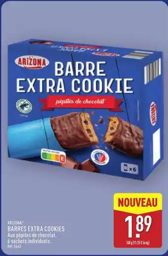 ALDI ARIZONA Barres extra cookies offre