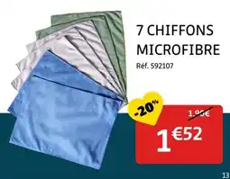 Gifi 7 chiffons microfibre offre