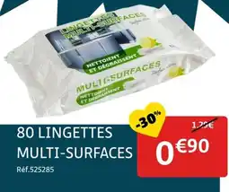 Gifi 80 lingettes multi-surfaces offre