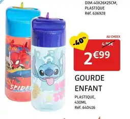 Gifi Gourde enfant offre