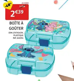 Gifi Boîte à goûter offre