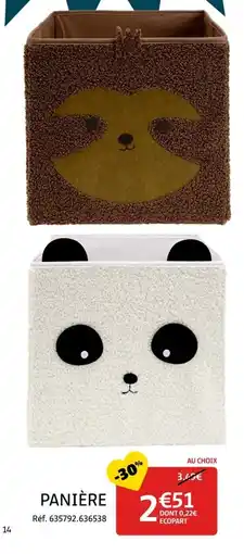 Gifi Panière offre