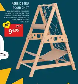 Gifi Aire de jeu pour chat offre