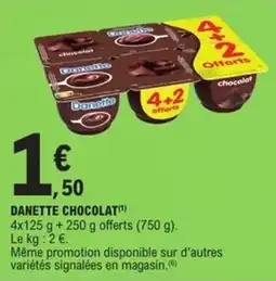 E.Leclerc Express Danette chocolat offre
