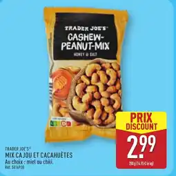 ALDI TRADER JOE'S Mix cajou et cacahuètes offre