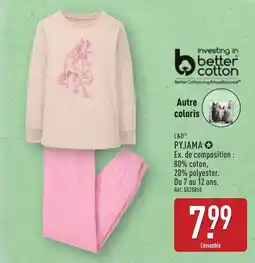ALDI L&D Pyjama offre