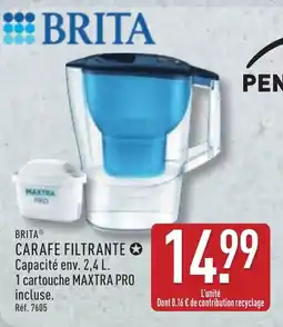 ALDI BRITA Carafe filtrante offre