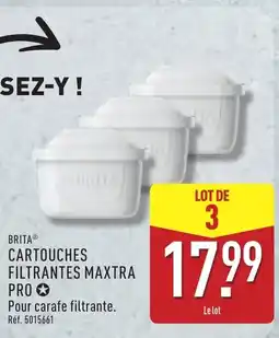 ALDI BRITA Cartouches filtrantes maxtra pro offre