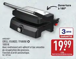 ALDI AMBIANO Grill viande/panini offre