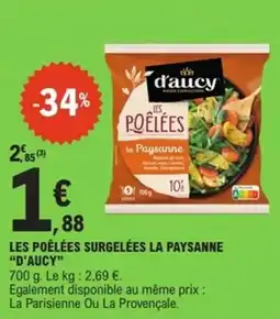 E.Leclerc Express Les poêlées surgelées la paysanne d'aucy offre
