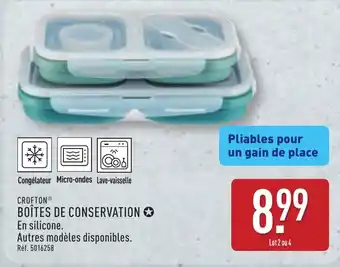 ALDI CROFTON Boîtes de conservation offre