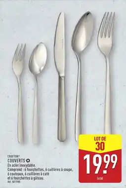 ALDI CROFTON Couverts offre