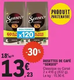E.Leclerc Express Dosettes de café senseo offre