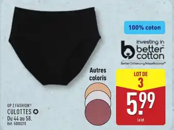 ALDI UP 2 FASHION Culottes offre